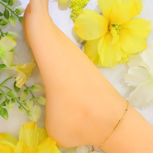 Minimalist Anklet, Sleek & Modern Design, Women’s Fashion, YC110311-A - Picture 5 of 10